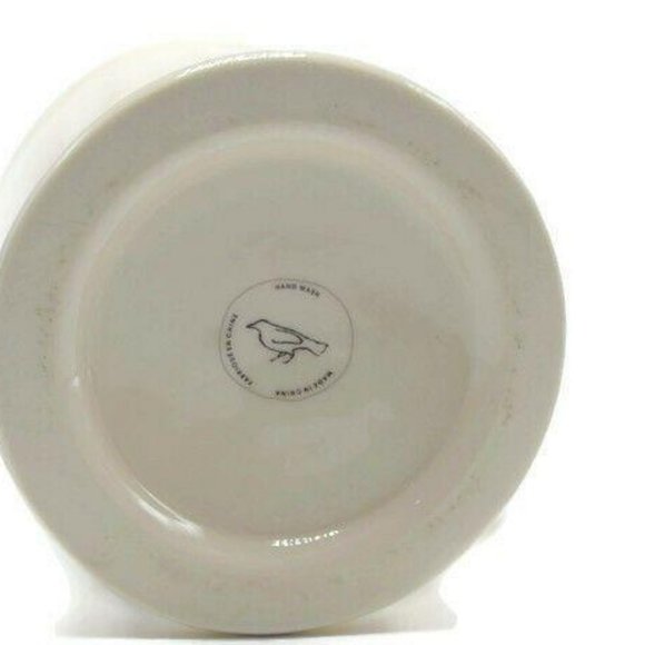 Anthropologie Monogram Mug Gold Letter C White Ceramic Gold Trim Coffee Tea Cup - Picture 4 of 4